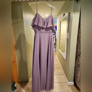 French Lilac Bridesmaid Dress